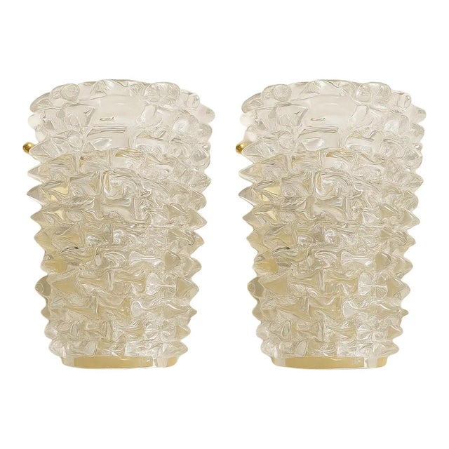 Italian Murano Glass Wall Sconces by Simoeng, Set of 2 For Sale - Image 17 of 17
