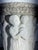 Cream Late 19th C English Concrete Plant Stand With Classic Decorative Figures For Sale - Image 8 of 8