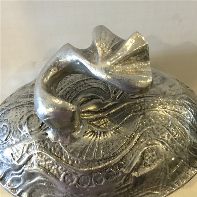 Donald Drumm Don Drumm Aluminum Covered Server 1970 For Sale - Image 4 of 7