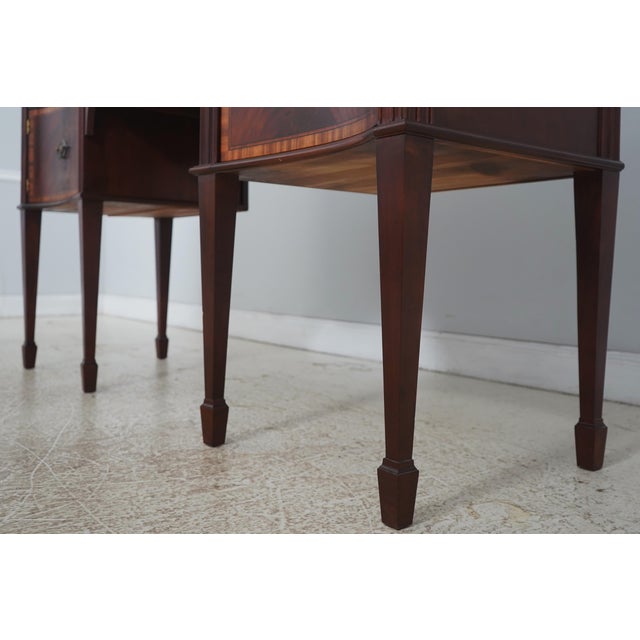 Craftique Mahogany Inlaid Bowfront Sideboard For Sale - Image 15 of 18