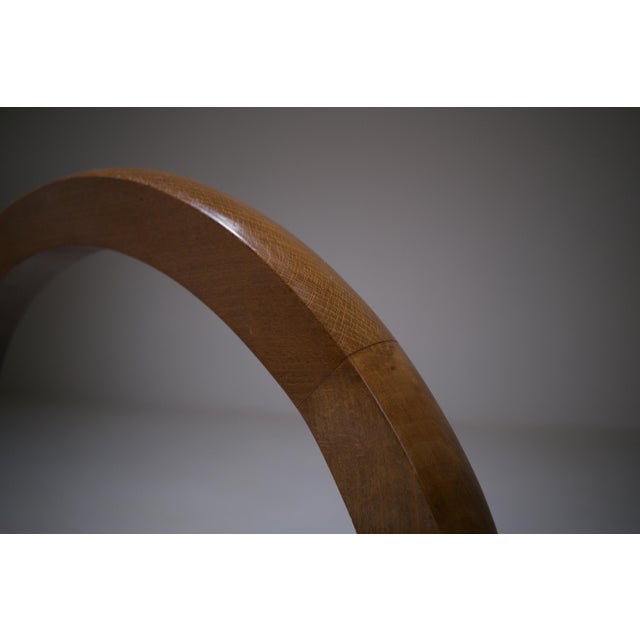 Modernist Art Deco Armchair by Rosello in the Style of Jacques Adnet, Paris, 1940 For Sale - Image 4 of 18