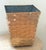 Vintage Brass Woven Wastebin/Planter With Zinc Insert For Sale - Image 10 of 10