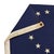 Late 20th Century Vintage Cotton Betsy Ross American Flag With Embroidered Stars For Sale - Image 5 of 7