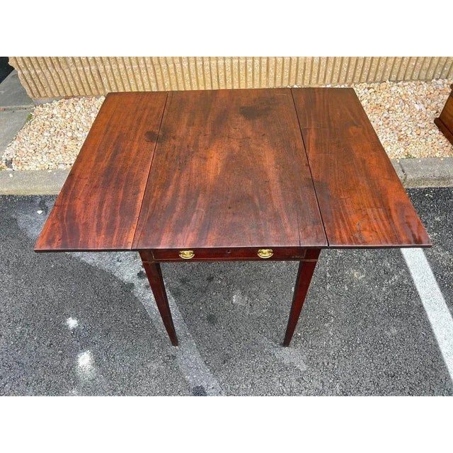 Early 19th Century Georgian Style Mahogany Pembroke Table, Solid wood, dovetail. construction Handles are probably 19th...