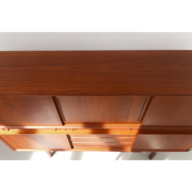 Mid-Century Danish Teak Double Decker Sideboard, 1960s For Sale - Image 15 of 18