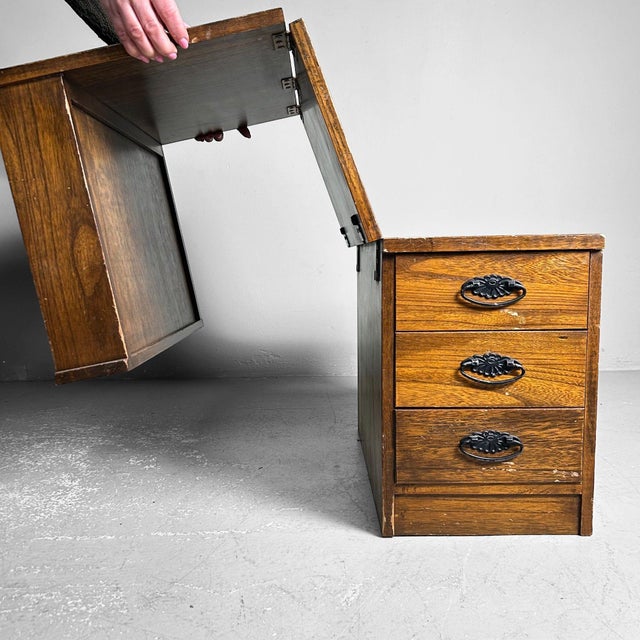 Mid-Century Japanese Foldable Desk, 1960s For Sale - Image 14 of 18