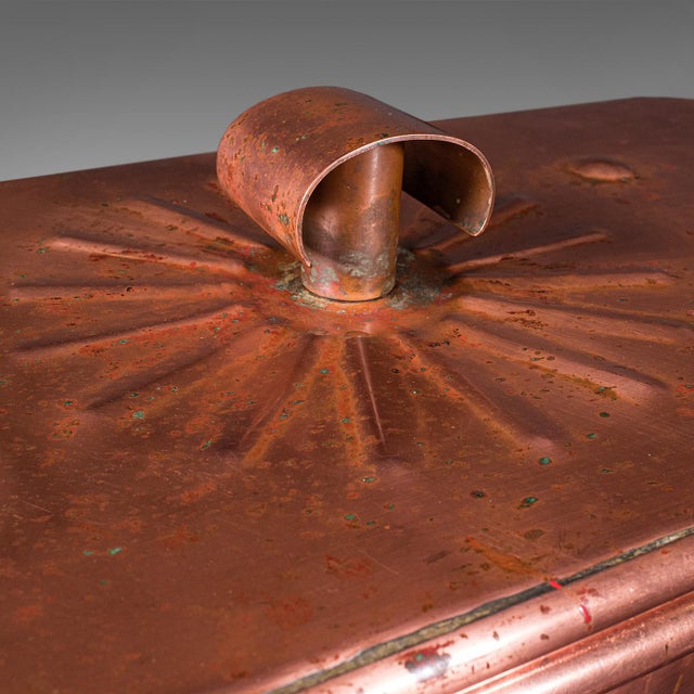 Vintage Dairyman's Cooler, English Copper, Milk, Ice Cream Cool Box, Mid Century For Sale - Image 9 of 12