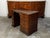 Wood 19th Century English Georgian Period Mahogany Desk with Ten Graduating Drawers and Shelf For Sale - Image 7 of 12