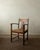 Dutch Art Deco Oak and Rush Armchair, 1920s For Sale - Image 17 of 17