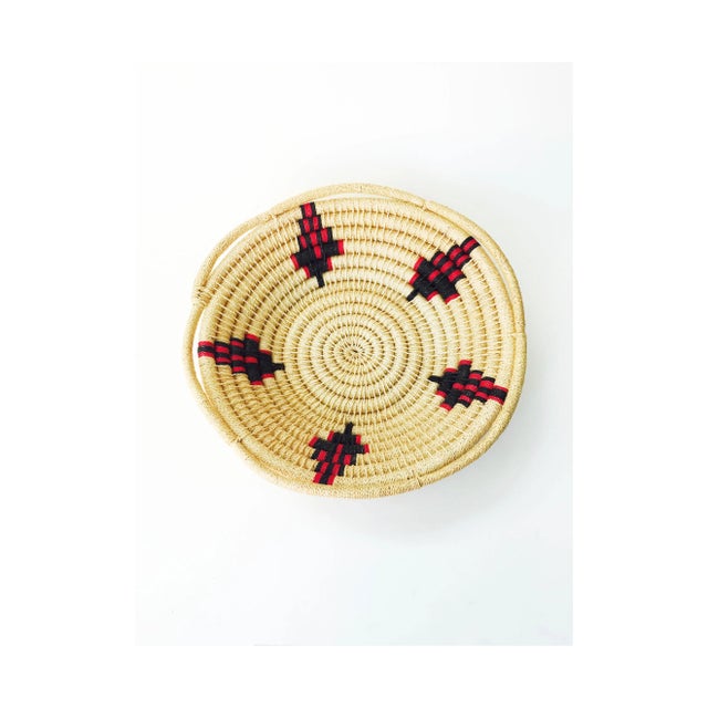 Rustic Large Vintage Southwestern Coil Basket For Sale - Image 3 of 6