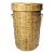 Vintage Wicker Laundry Hamper With Lid Natural Woven Rattan Tall Storage Basket For Sale