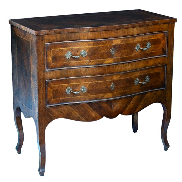 Early 20th Century Louis XV Style Dresser W/ 2 Drawers For Sale - Image 4 of 9