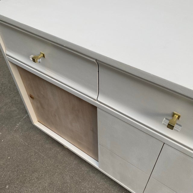 1960s Vintage Upcycled Painted Mid Century Sideboard Buffet For Sale - Image 10 of 12