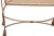 Gold Finish Metal Tassel Bench Made in Italy C 1950/60's For Sale - Image 13 of 17