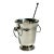 Vintage French Art Deco Silver Plate Ice Bucket With Ice Spoon For Sale
