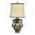 1930’s French Brass Dragon Lamp With Custom Shade For Sale