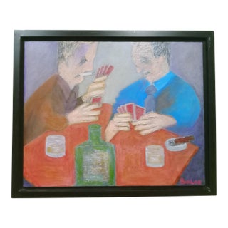 Original Artwork "Card Game" For Sale