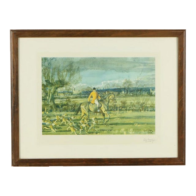 Mid 20th Century Sir Alfred James Munnings Collotype "Going Home" For Sale