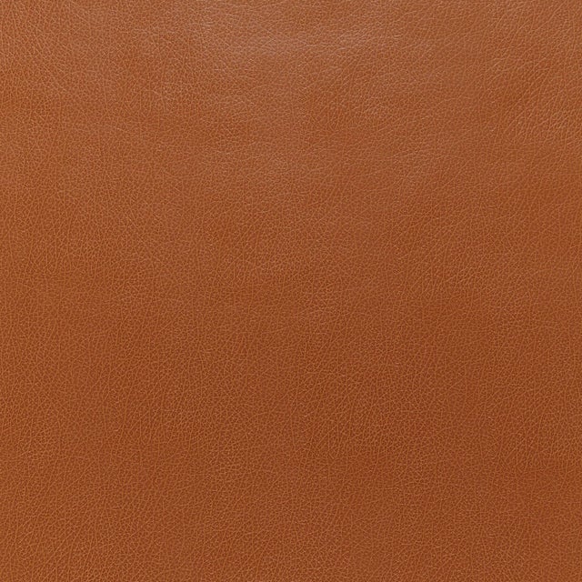 Contemporary Sample - Schumacher Canyon Leather Wallpaper in Saddle For Sale - Image 3 of 3