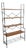 Vintage Italian Teak and Metal Bookcase, 1960s For Sale