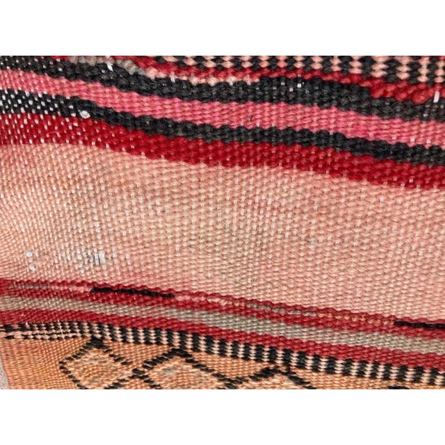 Moroccan Vintage Kilim Tribal Rug, circa 1960's For Sale - Image 9 of 13