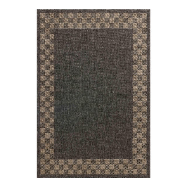 Chris Loves Julia x Loloi Providence Charcoal / Natural 7'-6" x 10' Area Rug For Sale