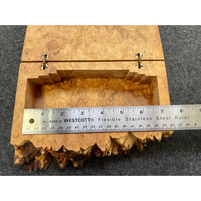 Michael Elkan Studio Birdsye Maple Jewelry Box For Sale - Image 12 of 15