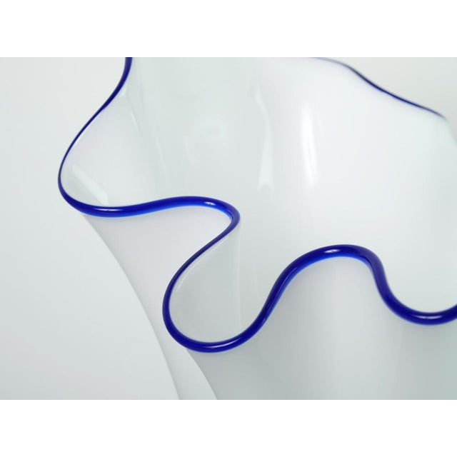 Mid-Century Vase in Glass, 1970s For Sale - Image 4 of 15