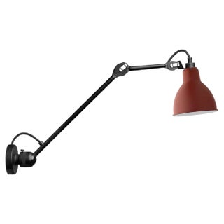 Red Lampe Gras N° 304 L40 Wall Lamp by Bernard-Albin Gras For Sale