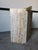 1980s 1980s Vintage Italian Postmodern Geometric Marble & Brass Dining Table Base For Sale - Image 5 of 17