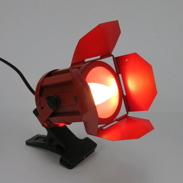 Vintage Typ K703 Red Clamp Lamp from Ikea, 1980s, in Very Good conditions. Designed 1980 to 1989 This piece has an...