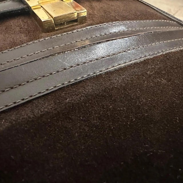 Brown 1970s Iconic Gucci Men's Bag For Sale - Image 8 of 12