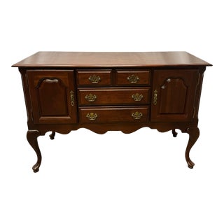 Vintage Broyhill Premier Collections Traditional Chippendale Style Mahogany Sideboard For Sale
