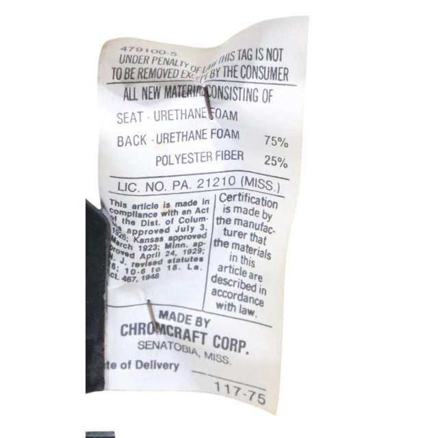 Mod Mid Century Space Age Swivel Chair by Chromcraft, Circa 1970's For Sale In New York - Image 6 of 11