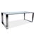 Ring Glass Dining Table in Silver from Orsenigo For Sale - Image 9 of 9