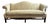 Vintage Chippendale Velvet Damask Camel Back Sofa For Sale