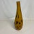 Vintage Murano Italian Tiger Spot Boho Chic Handblown Amber Opaque Glass Vase For Sale - Image 9 of 12
