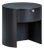 Marlow Black Wood Round Nightstand For Sale - Image 10 of 10