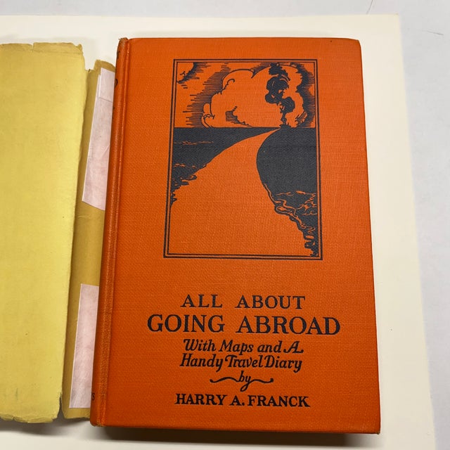 Absolutely charming and rare book, All About Going Abroad with Maps and Handy Travel Diary, by Harry A. Franck. 1927, New...