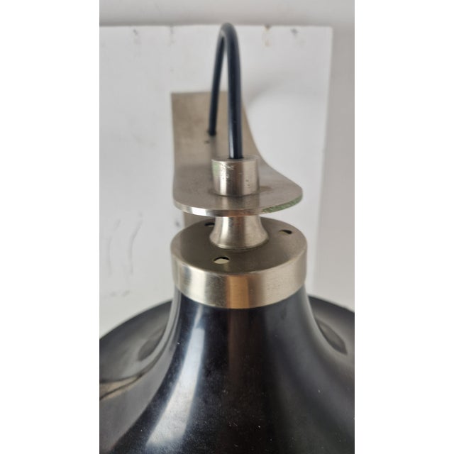 Black Vintage Pi Wall Lamp Light by Sergio Mazza for Artemide, 1960s, Set of 2 For Sale - Image 8 of 15