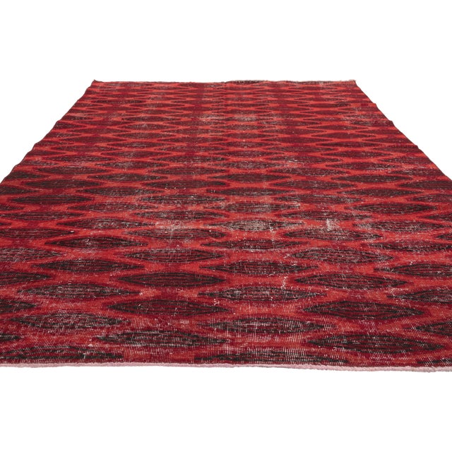 Rustic Zeki Muren Vintage Turkish Sivas Rug, 05'09 X 09'00 For Sale - Image 3 of 10