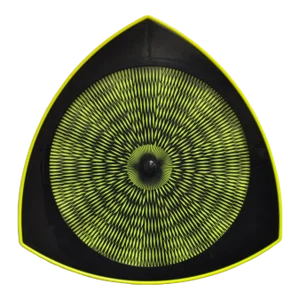 Vintage 1996 Rabbit Tanaka Lumaseries CyberSpace Neon Green Kinetic Wall Art (B)