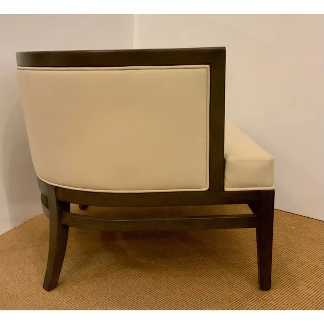 2020s Currey & Co. Modern Stone Leather Mira Club Chair For Sale - Image 5 of 7