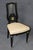20th C. Set 12 Jansen Ebonized Louis XVI Style Lyre Back Dining Chairs For Sale - Image 11 of 17
