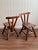 1960s Vintage Brutalist Wabi-Sabi Wood Dining Chairs, Set of 4 For Sale - Image 14 of 18