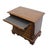 Wood Stanley Furniture Solid Oak Rustic Early American 27" Three Drawer Nightstand 3413-80 For Sale - Image 7 of 15