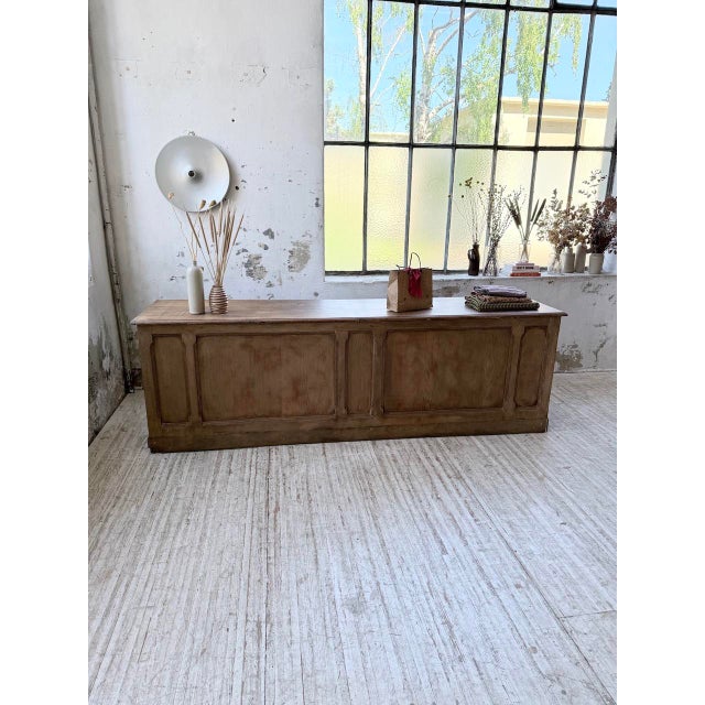 Brown Oak Trade Counter, 1950s For Sale - Image 8 of 18