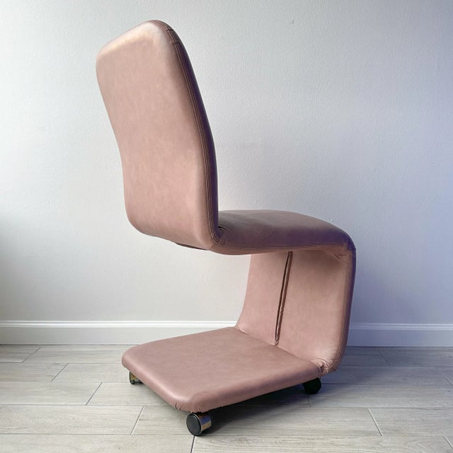 Design Institute of America Postmodern Desk/Vanity Chair For Sale - Image 10 of 10