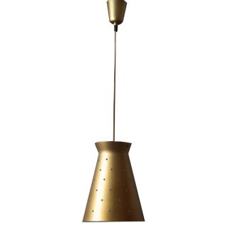 Golden Diabalo Hanging Lamp by Egon Hillebrand for Hillebrand Lighting, 1950s For Sale
