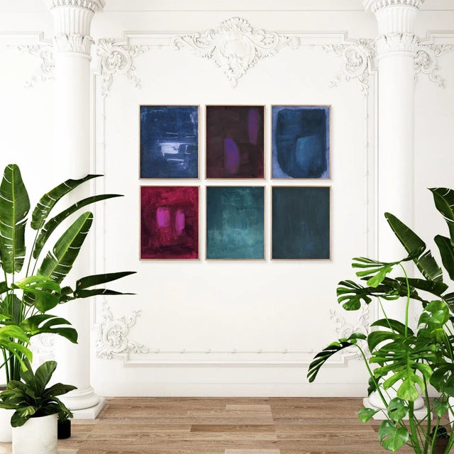 DESCRIPTION: Queen's Bath 6 by Amy Dinkins, Unframed Art Print This jewel toned piece was named for Queen's Bath on the...